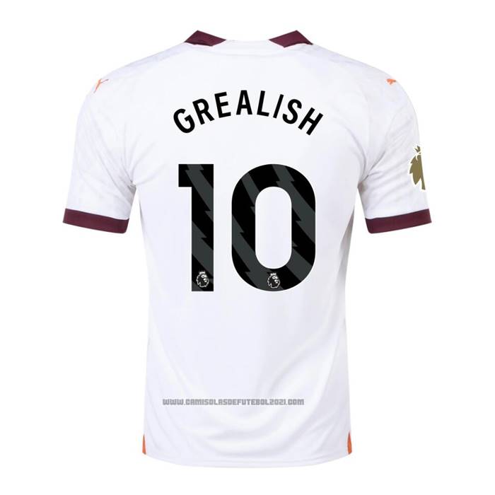 Camisola Manchester City Jogador Grealish 2º 2023-2024